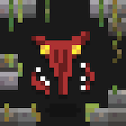 The Smol Dungeon icon, a red monster in a pixel art style.